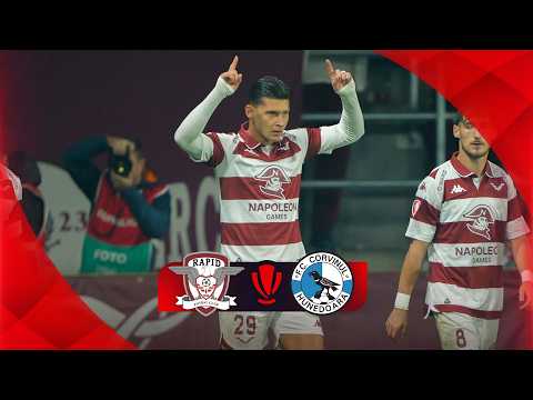 Rapid București vs Corvinul Hunedoara 2 - 0 | REZUMAT
