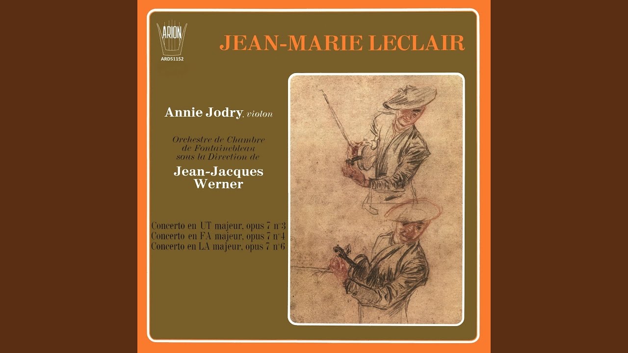 6 Violin Concertos, Op. 7, No. 6 in A Major: II. Aria