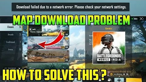 BATTLEGROUND Mobile India Map Not Downloading Problem Solution | BGMI 0.1 MB ERROR PROBLEM SOLUTION