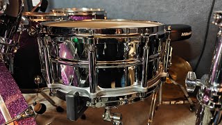 Pearl Free Floating Snare 14 x 6.5 Steel / Sound Test