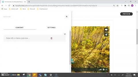 How to embed a video in articulate rise