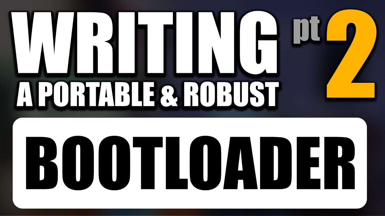Write A Portable Bootloader [ 2 ] : Jump to Main App and Debug - YouTube
