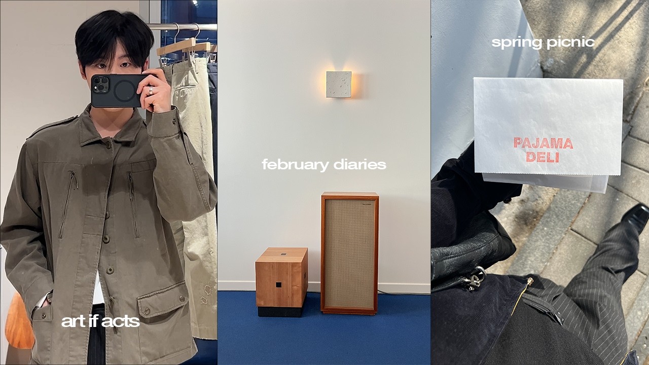 VLOG | 온연한 봄 일상 (feat.데일리룩) · 효창공원으로 샌드위치 들고 피크닉! · 아트이프액츠 26SS · 서촌,북촌 최애 스팟 추천 · 을지로 아사시 | Spring