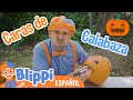 Caras de calabaza para Halloween | Blippi Español | Videos educativos para niños | Aprende y Juega