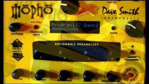 Mophology-Dave Smith Mopho demo