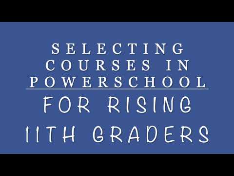 Rising 11th Course Selection