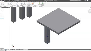 Inventor Table Assemble