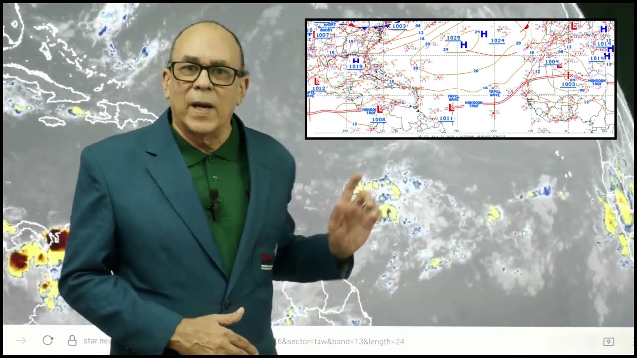 Weather Update - Strong Tropical Wave Approaching the Lesser Antilles