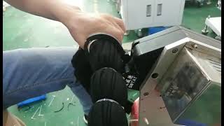 Eletric Nylon Cable Tie Machine Touch Screen Auto Bundling