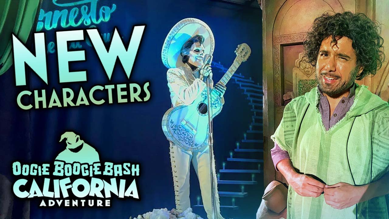 Ernesto de la Cruz Meets & Performs Remember Me at Oogie Boogie Bash -  Disney California Adventure 