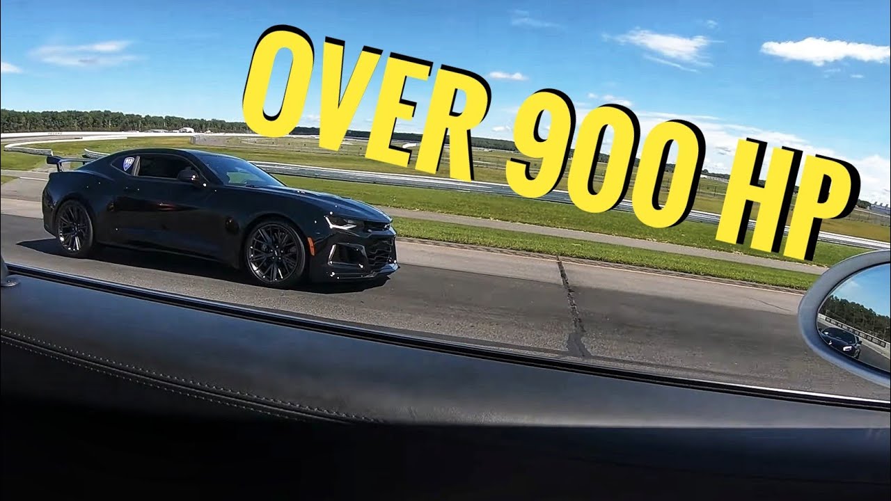 900HP Camaro ZL1 Takes On 900HP Porsche To OVER 160 MPH - YouTube