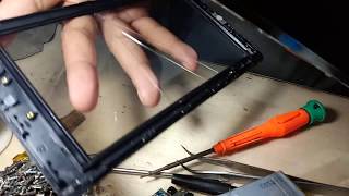 cara mudah buka layar sentuh,touchscreen tab evercoss AT7F