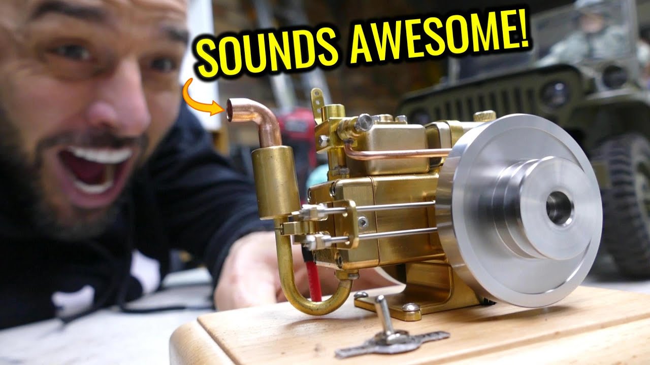 MINI OHV PUSHROD ENGINE! EACHINE ET5 WATER COOLED GAS ENGINE - What Can We  Fit It In?