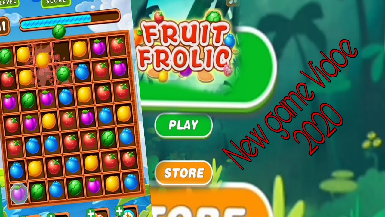 Fruit Frolic New game video in children. Play game zone Make this video