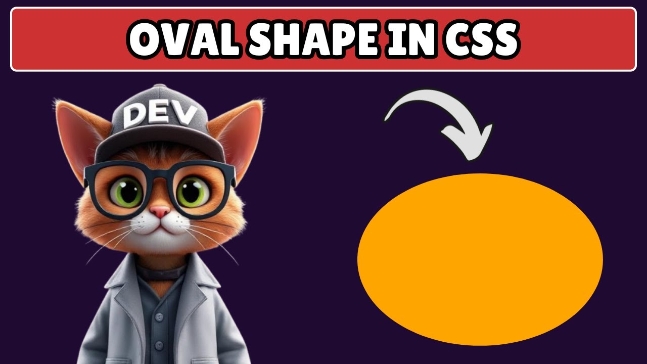 How to Create Oval Shape in HTML and CSS - YouTube