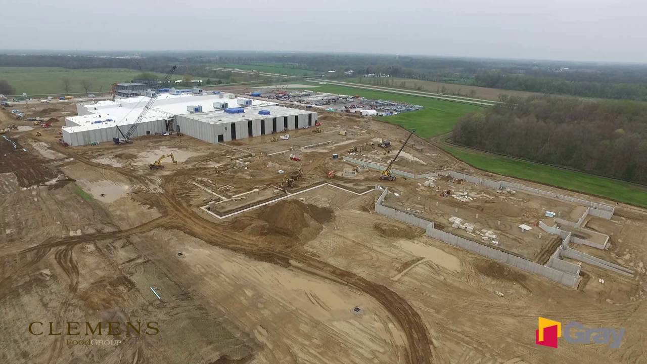 Clemens Food Group Coldwater, Mich. April 2016 Drone Footage YouTube