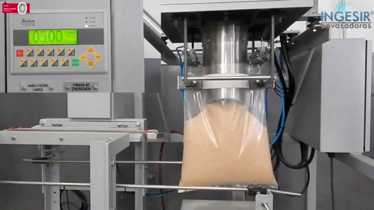 Embolsadora con selladora p/ bolsas de hasta 50 Kg - Carga por gravedad ...