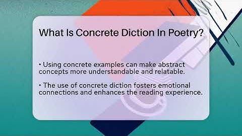 What Is Concrete Diction In Poetry? - The Prose Path