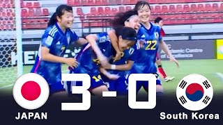 日本 vs 韓国 ハイライト! 決勝進出でW杯出場権を獲得【U-17女子アジア杯】