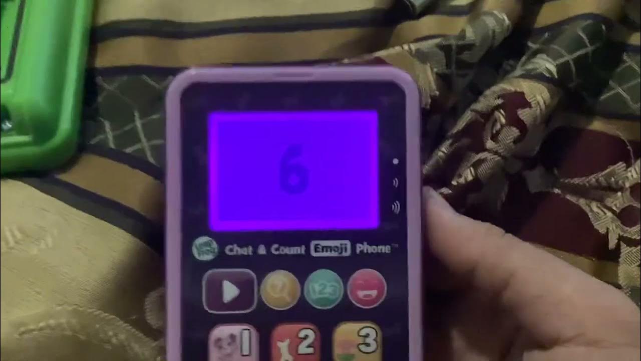 Leapfrog Chat & Count Emoji Phone on Low Battery Part 1 YouTube