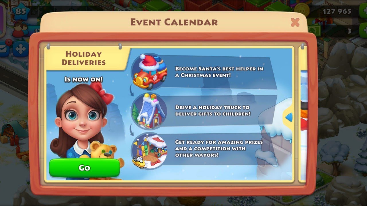 TOWNSHIP HOLIDAY DELIVERIES