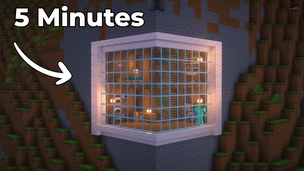 The ULTIMATE Cliffside Base for Minecraft Survival [Tutorial] - YouTube