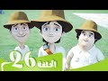S2 E26 مسلسل منصور | وحوش الاثار | Mansour Cartoon | The Lost Temple
