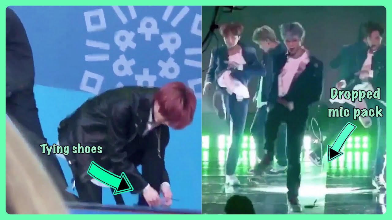 Taeyong handling stage accidents professionally