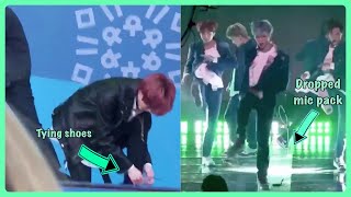 Taeyong handling stage accidents professionally