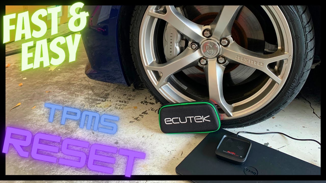 How to reset TPMS on A Q50 Red Sport using ECUTek - YouTube