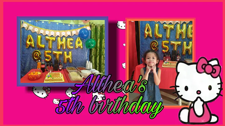Althea's 5th birthday(July 22,2020) |Margie Tamayo
