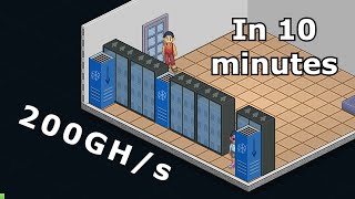 How to build a huge Bitcoin mining facility in 10 minutes - Crypto Miner Tycoon Simulator screenshot 5