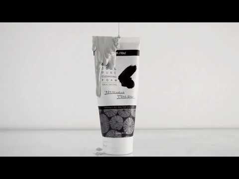 Корейская пенка для умывания лица на основе древесного угля Farm stay Charcoal Pure Cleansing Foam Корейская пенка для умывания лица на основе древесного угля Farm stay Charcoal Pure Cleansing Foam