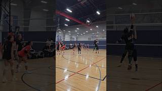 🔥 Outside Rafaella's Attack Nails the Deep Corner!  #Power #spike #voli #game #match #viral #FY