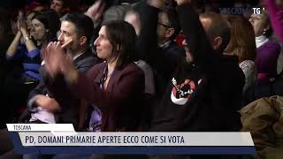 2023-02-25 TOSCANA - PD, DOMANI PRIMARIE APERTE ECCO COME SI VOTA