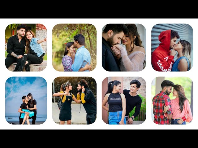 indian couple in love posing at studio white background Stock Photo - Alamy