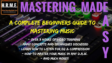 Presonus Studio One - Mastering Made Easy - Training Tutorial