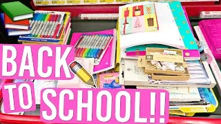 BACK TO SCHOOL SHOPPING FOR SCHOOL SUPPLIES!! AlishaMarieVlogs