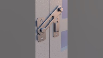 Simple Sliding Door Lock #shorts