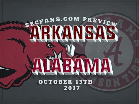 Alabama vs Arkansas - Preview & Prediction 2017 College Football - Bama Ark