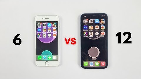 iPhone 12 Vs iPhone 6 - SPEED TEST 2023 (iOS 12.5.7 Vs 16.6)