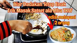 TKW SIAP Kerja untuk 2 Orang ⁉️ Masak Tumis Bihun Goreng  chao mifen  Ca bihun Selera Majikan Taiwan