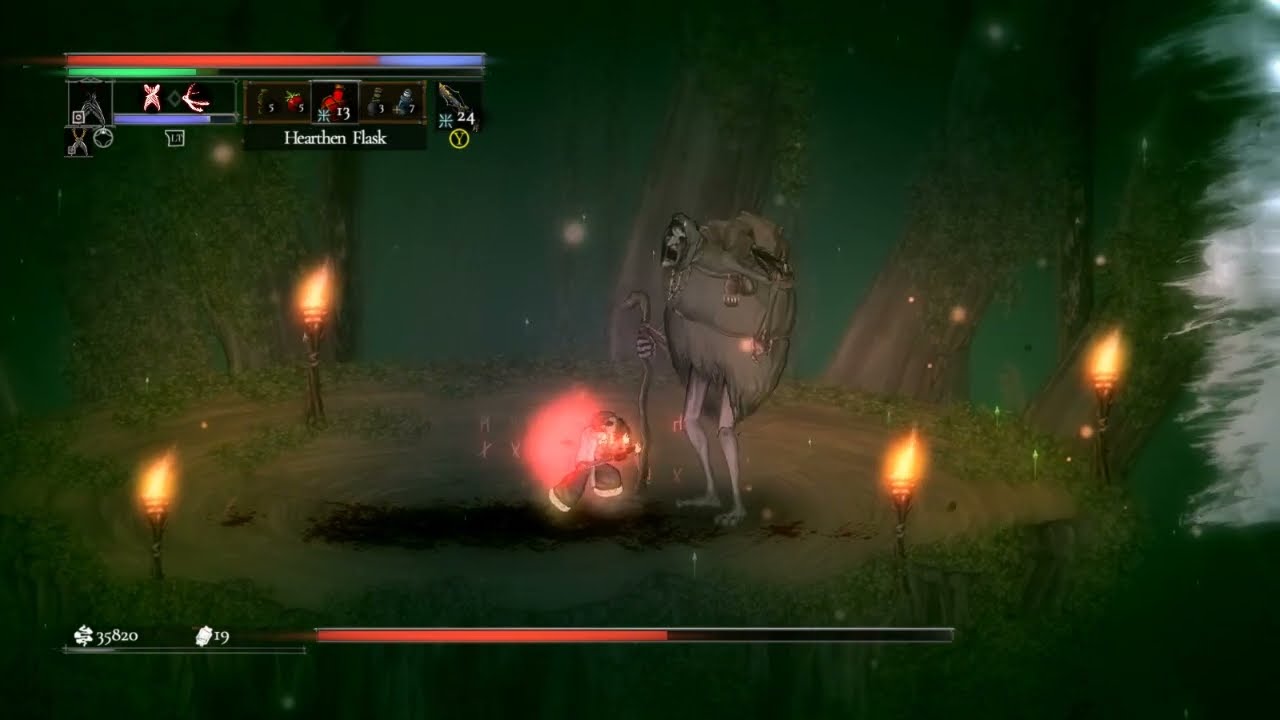 Salt and Sacrifice NG+ Dex build twindaggers vs Marega Gredanya