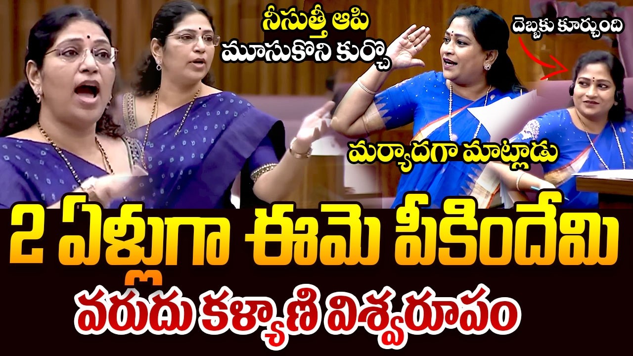 అనితను రఫ్ఫాడించిన వరుడు కళ్యాణి || Varudu Kalyani Vs Vangalapudi Anitha || Ap Legal Council || TR
