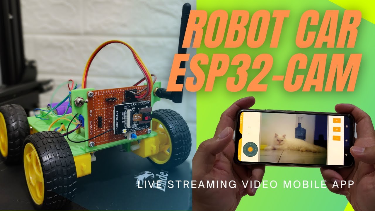 Free Course: Build an ESP32-CAM Robot Car from DroneBot Workshop