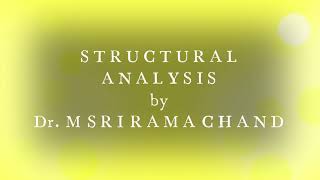STRUCTURAL ANALYSIS - LECTURE 8 - METHOD OF SECTIONS (Analysis of Pin Jointed Perfect Frames)