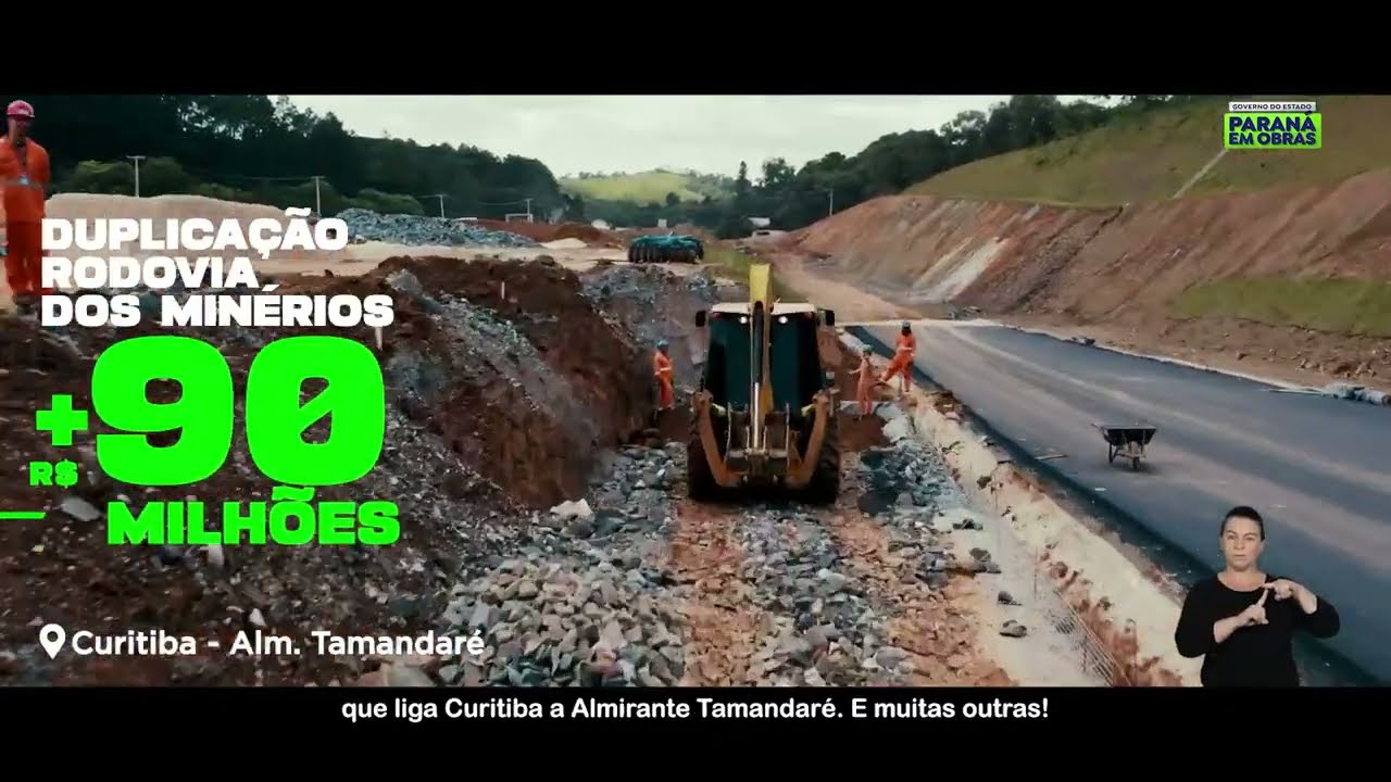 Obras de duplicação na BR-277 em Guarapuava ultrapassam 70% de conclusão