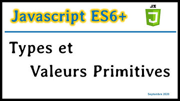 JavaScript ES6 : Types et Valeurs Primitives