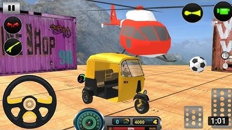 tuk tuk rickshaw 3d stunt auto stunt games 2022 android gameplay