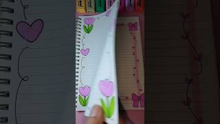 Front Page Design Ideas #shorts #frontpage #coverpage #borderdesign #artandcraft #drawing #diy